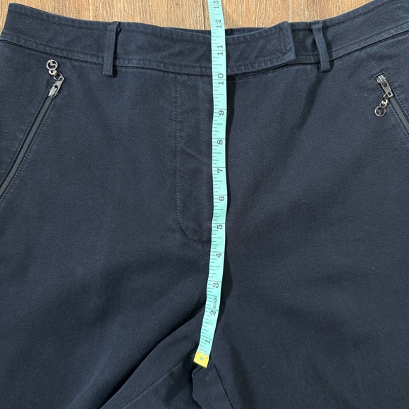 St John Marie Straight Leg Pant Navy High Rise trousers - Picture 5 of 11